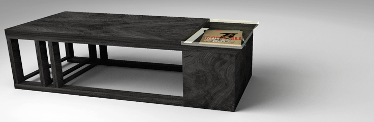 Metric Coffee Table Design by SIDD Fine Woodworking
