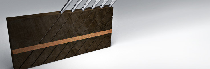 TILT Knife Block by SIDD Fine Woodworking